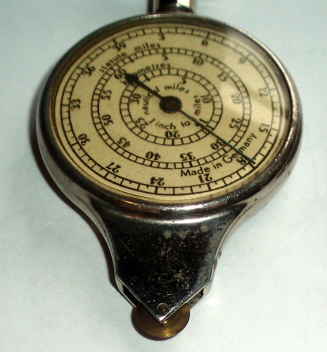 VINTAGE ANTIK DEUTSCHLAND KARTENLESER NAUTISCHER KOMPASS MARITIM OPISOMETER WERKZEUG - Bild 8 von 23