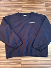 Cutter & Buck Navy Blue Golf Pride Pullover Jacket Pockets sz 2XL