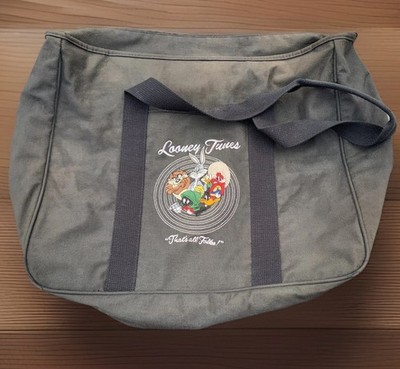 VINTAGE looney tunes bag Warner Bros Studios tote Bag 1996 large