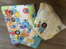 VTG Sesame Street Quilt Set Quilt, Sheets Pillowcase Retro Kids Bedding