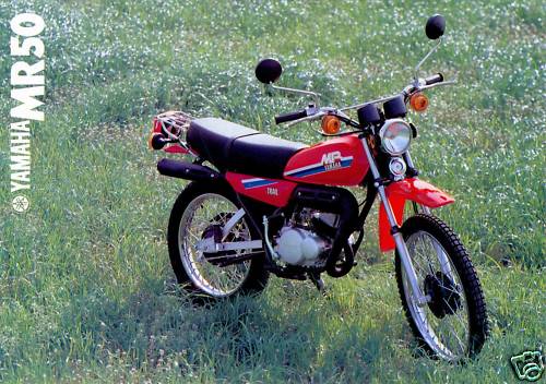YAMAHA Brochure MR50 1981 Motorcycle Sales Catalog Catalogue REPRO