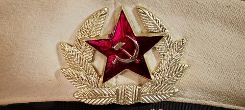 WW2 Russian summer sailors hat, USSR North Fleet world war two navy - Picture 6 of 13