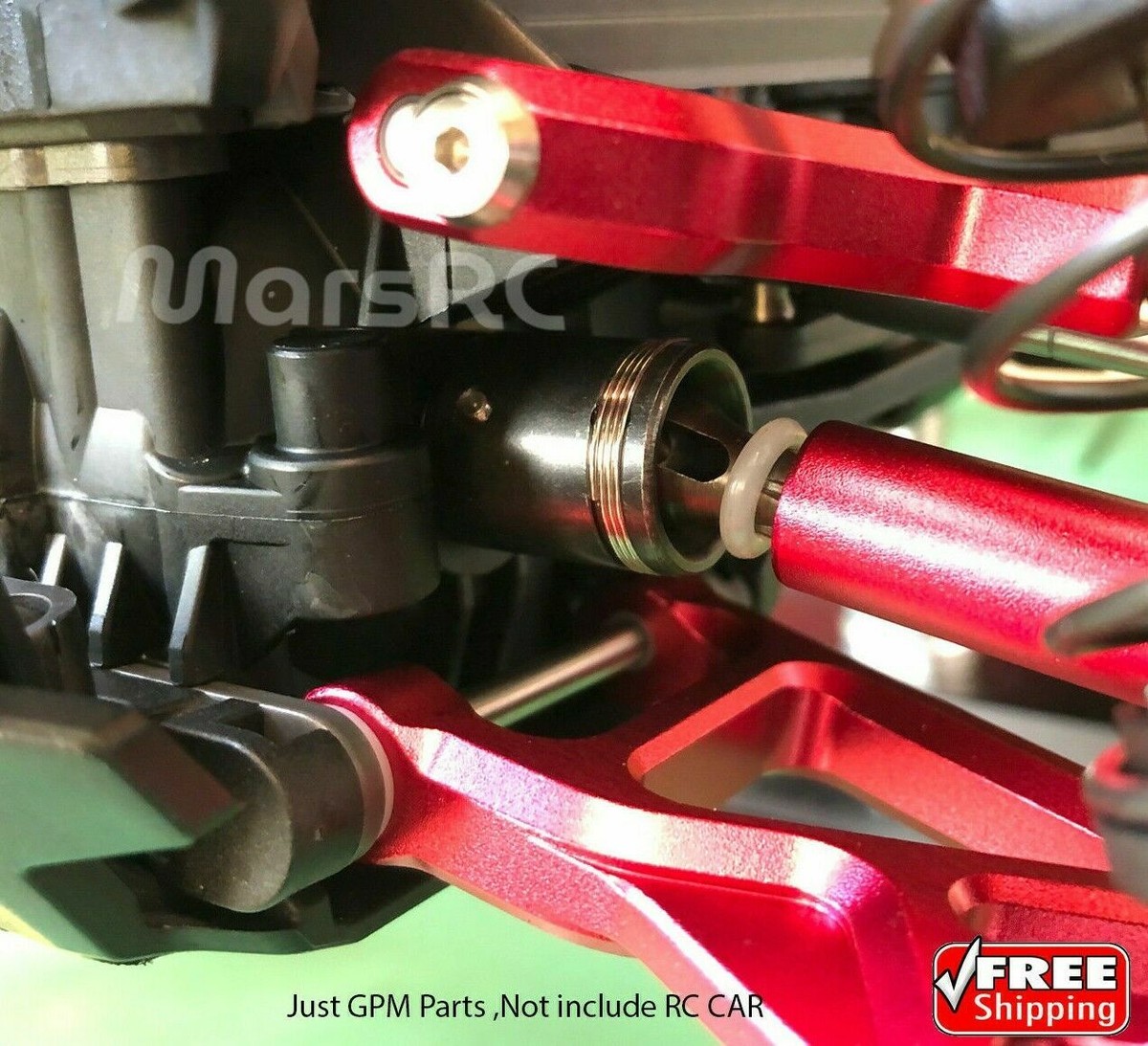 GPM Complete Arm With CVD Tie Rod For TRAXXAS 1/10 MAXX (Wide Maxx