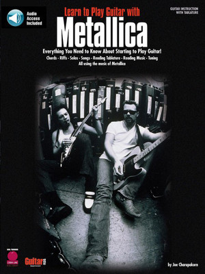 Learn to Play Guitar with Metallica - Guitar Method Book and Audio NEW 002500138