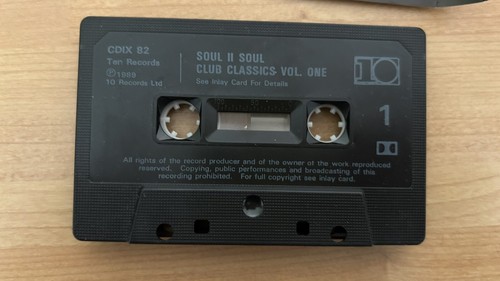 Soul II Soul - Club Classics Vol. One Cassette Tape Album - Picture 6 of 8