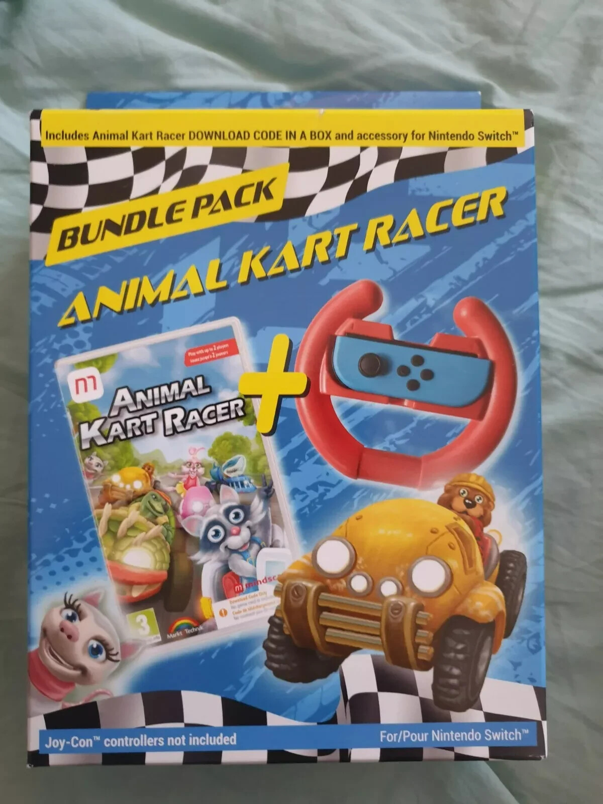 ANIMAL KART RACER BUNDLE - (Nintendo Switch) - CODE IN A BOX - NEW & SEALED
