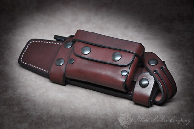 Fallkniven Knives Custom Leather Bushcraft Sheath - The Chesapeake