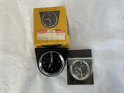 Kienzle Car Dash Clock, 12V, 86/7504, NOS In Box