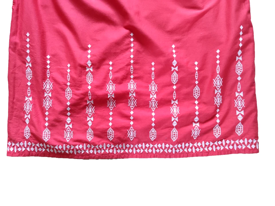 CundA Damen Midikleid mit Stickerei rot Gr.44 - Bild 4 von 4