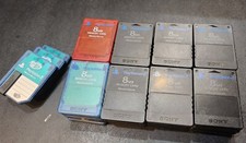 Sony Playstation 2 8MB OEM Memory Card - Red Blue Black - Tested