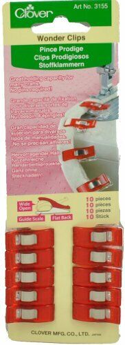 Clover Sewing Wonder Clips 10 clips in box