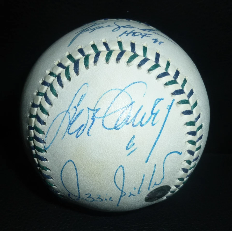 Ozzie Guillen Steve Garvey Fergie Jenkins Tommy John +1 Signed Baseball PSA/DNA - Image 2 of 4