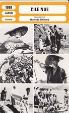 Fiche Cinéma - KANETO SHINDO - L'ÎLE NUE - 1961