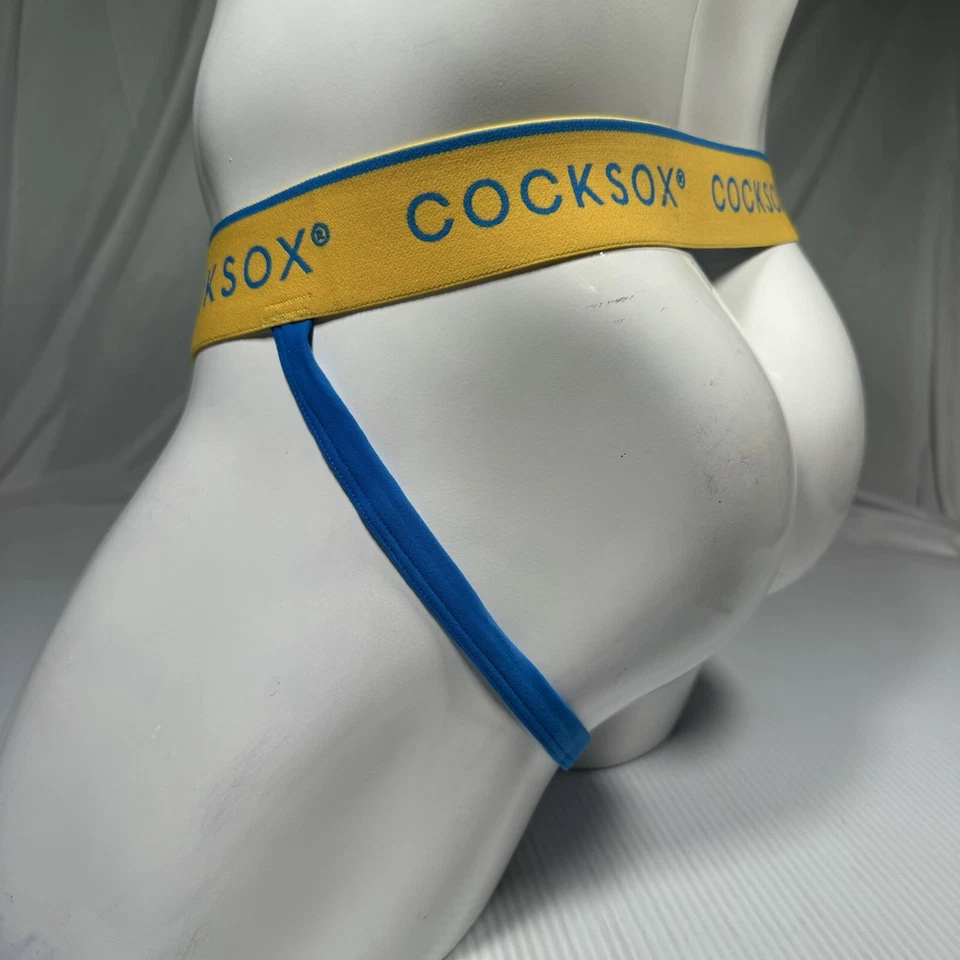 Sexy Cocksox Jockstrap Azul Ferviente Talla XL Gay Foto 3 de 4