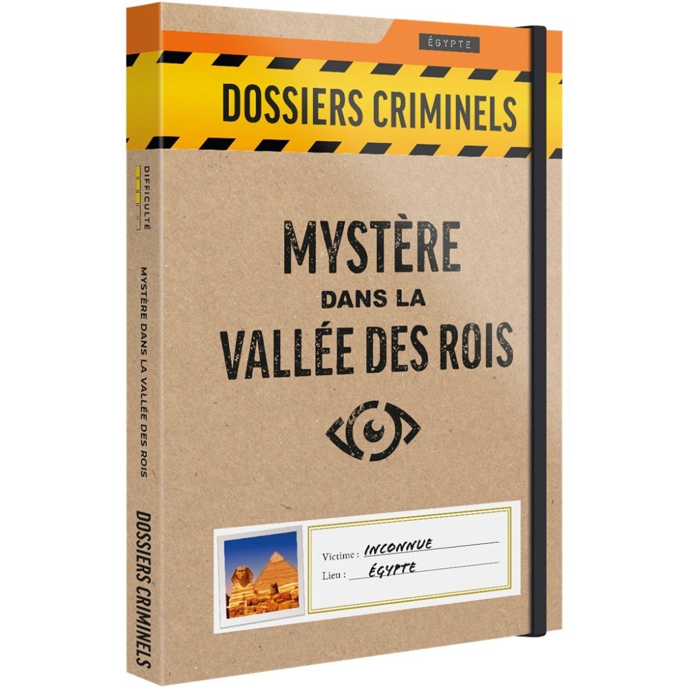 Dossiers Criminels Mystère dans la Vallée des Rois Soirée Jeu d'Enquête Collaborative en Famille