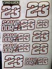 Luca Salvadori 23 moto adesivo stickers MOTOGP adesivi DUCATI
