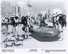 ANTHONY FORREST signed Autogramm 20x25cm STAR WARS in Person autograph COA