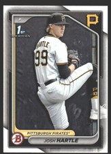 Josh Hartle #BD-3 2024 Bowman Draft Pittsburgh Pirates