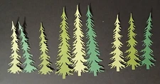 SKINNY TREE DIE CUTS FOR CARDMAKING/SCRAPBOOKING~ CHRISTMAS~EVERGREEN~CEDAR~PINE