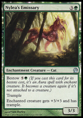 Magic the Gathering MTG Nylea's Emissary (168) Theros   LP