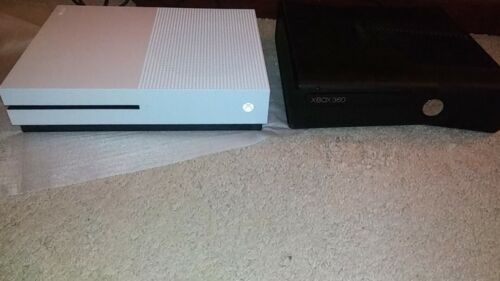 Microsoft Xbox One S 500GB Gaming Console White 2 Controller Included with  Battlefield 1 BOLT AXTION Bundle Used 