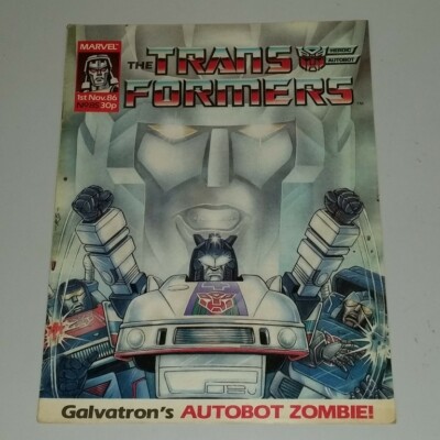 TRANSFORMERS BRITISH WEEKLY #85 1ST NOVEMBER 1986 MARVEL UK COMIC