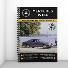 MERCEDES W124 : Restaurierungsnotizbuch & Wartung - KOSTENLOS VERSAND !