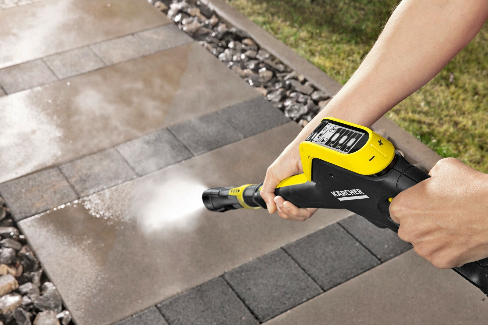 Karcher Garden Pressure Washer 3in1 Stone Patio Cleaner Liquid 5L 6.