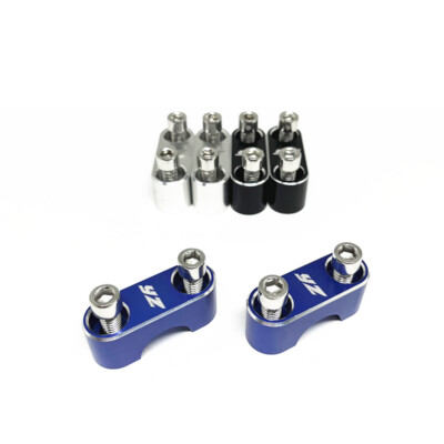 Blue YZ Logo Handlebar Clamp Cover For Yamaha YZ250 YZ125 YZ85 1990-2007