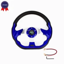 Blue Golf Cart Steering Wheel 13 inch For Golf Cart EZGO/Club Car/Yamaha