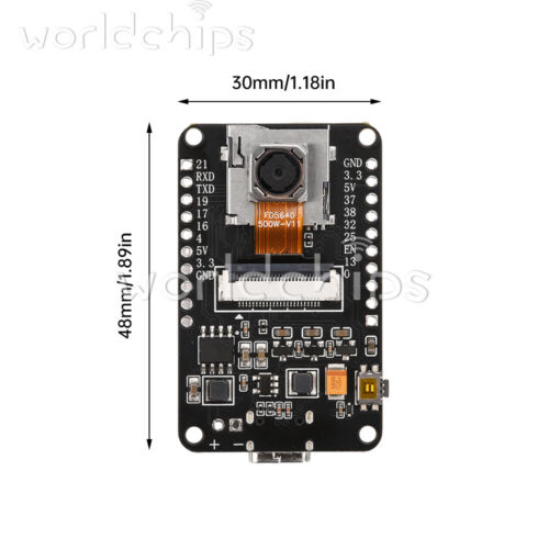 OV5640 ESP32-CAM Kamera Modul Kit WLAN Bluetooth Entwicklungsboard 500W Pixel - Bild 4 von 16