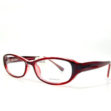 WP 1025 BU Burgundy Red Rectangle Full Rim Eyeglasses 53[]16 135 mm