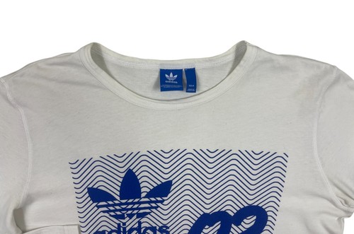 Camiseta ADIDAS Originals NYC 2016 3 Rayas Mangas Largas 100% Algodón Alta Baja Talla M - Imagen 3 de 16