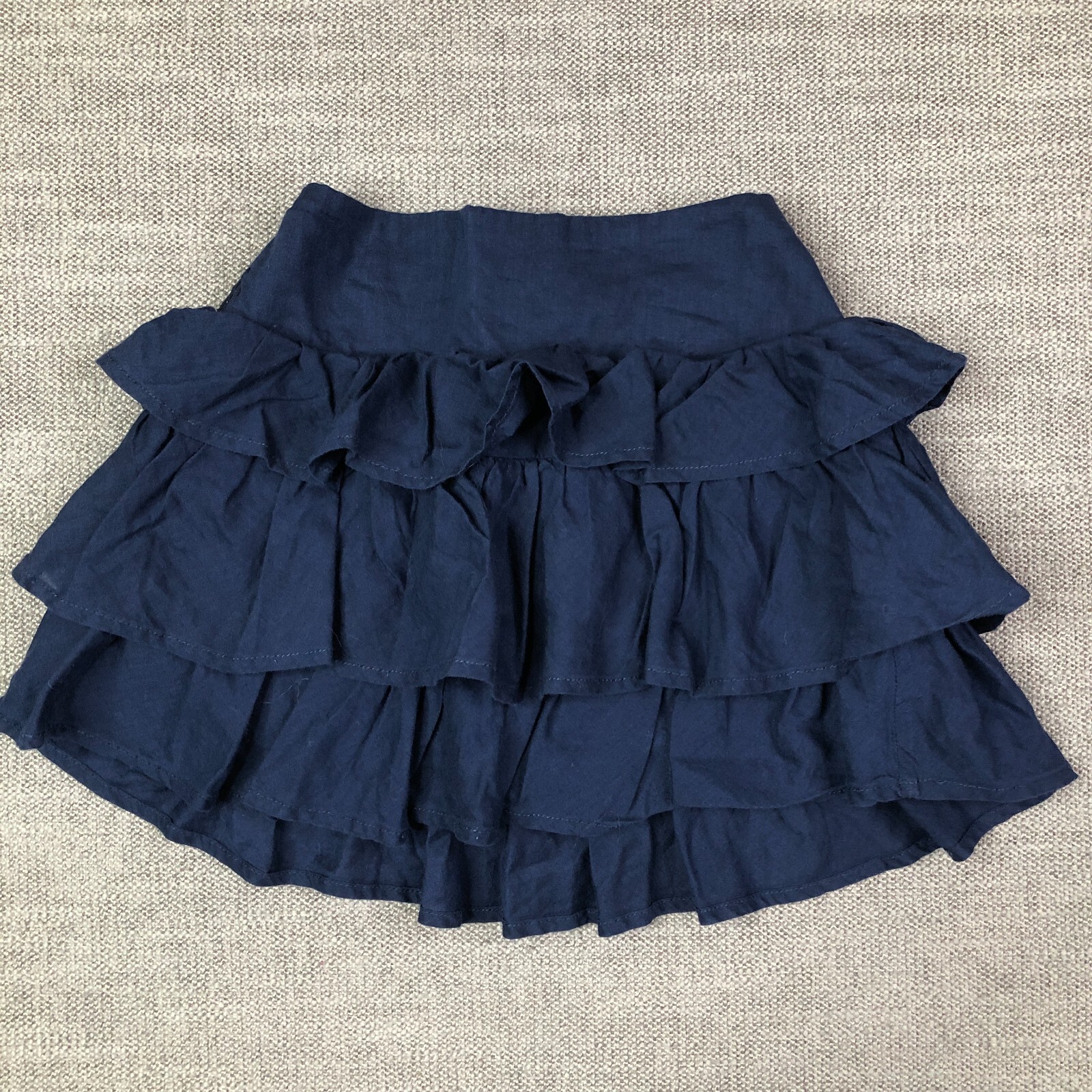 Polo Ralph Lauren Skirt Girls 4 4t Toddler Navy Blue Layered Pull On