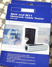RJ45 and RJ11 Network Cable Tester Network Testing Unit