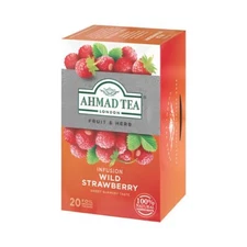 Ahmad Wild Strawberry Herbal Infusion 20 foil tea bags