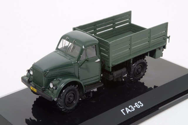 Dip 1 43 Models Gaz 63 4x4 Russian Military Truck 1953 Rare For Sale Online Ebay