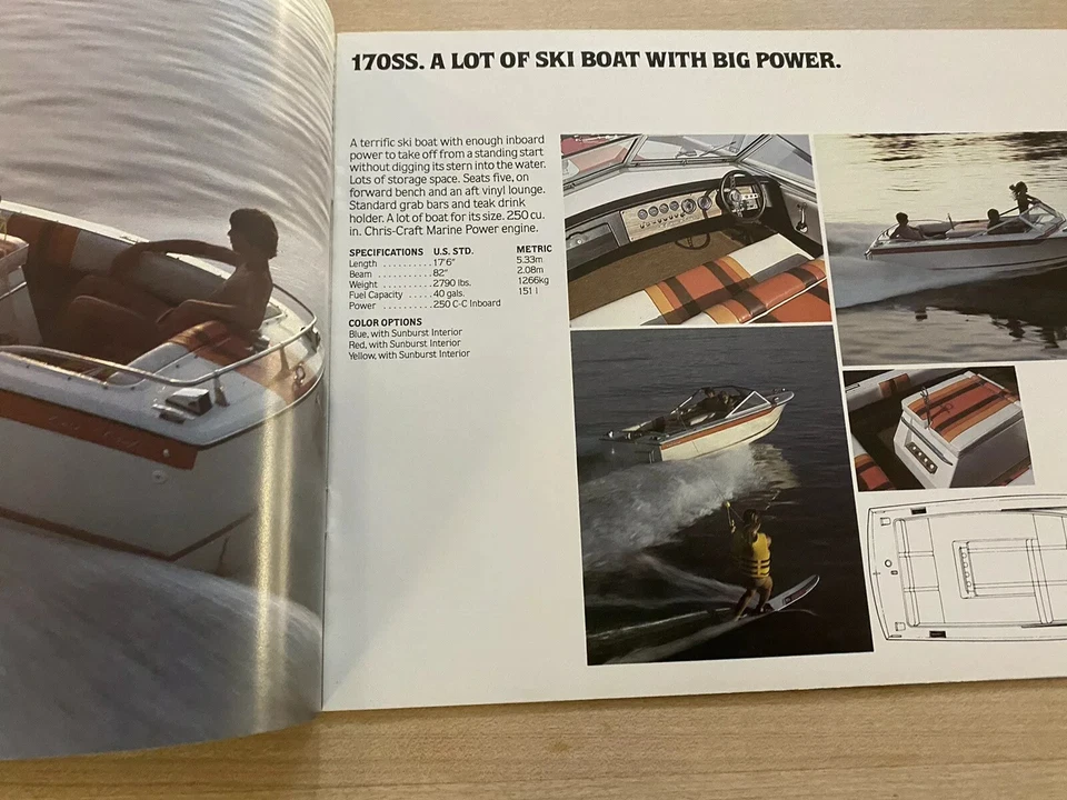 Folleto/catálogo Chris Craft 1980 Sport Performance Boat (Stinger/Scorpion) Foto 2 de 4