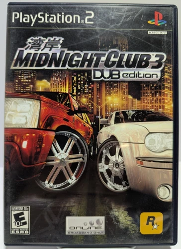 Midnight Club 3: DUB Edition (Sony PlayStation 2, 2005) complete with manual