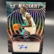 2021-22 Panini Spectra #RSI-JTH JT Thor Radiant Signatures RC Auto /99 Hornets