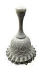 Vintage Fenton Milk Glass Silver Crest Spanish Lace Glass Bell Ruffle