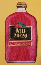 Mad Dog 20 20 MD 20/20 Embroidered Patch 2x3.75"