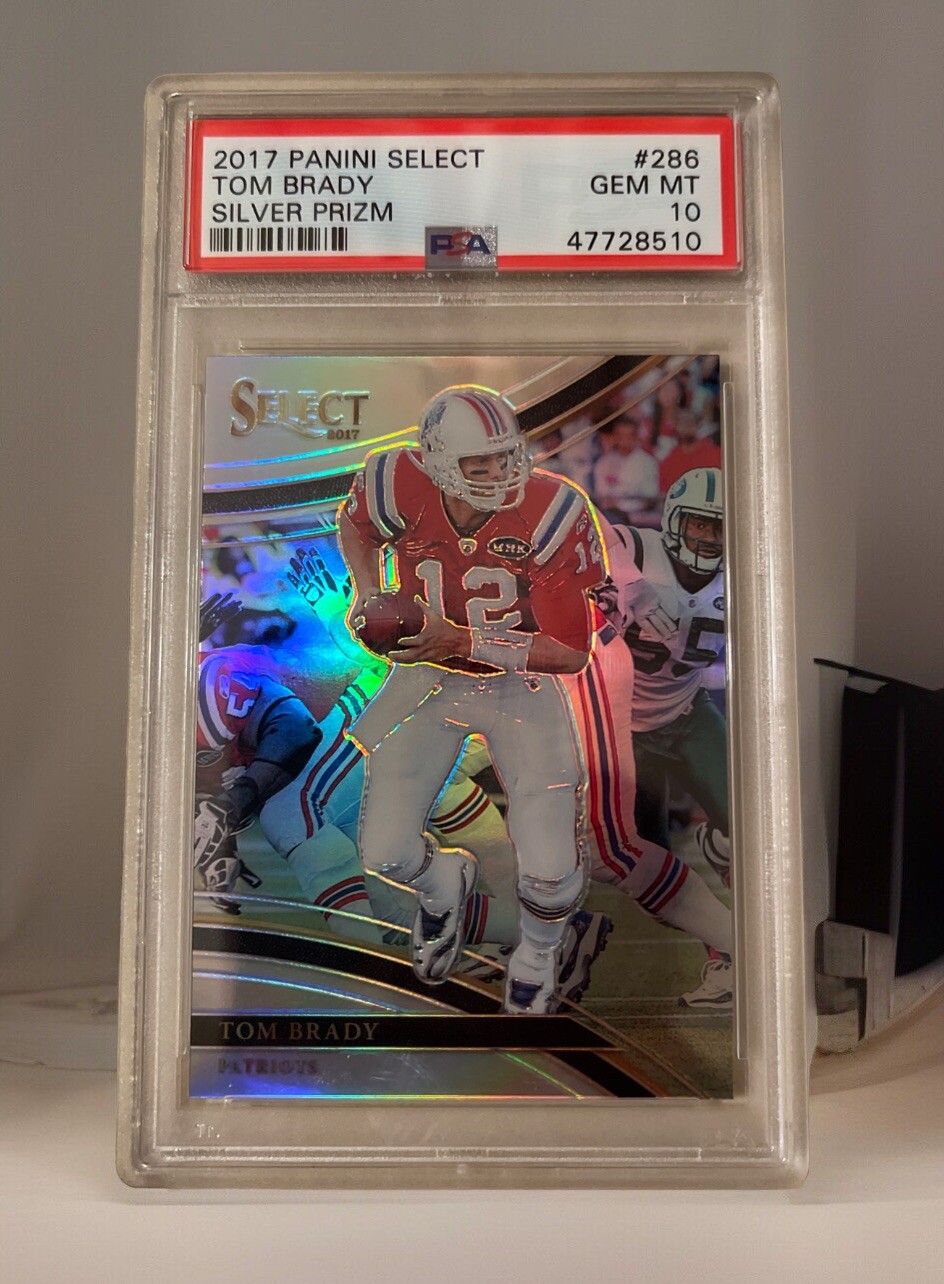 2017 Panini Select TOM BRADY🏈🐐 Field Level Silver Prizm  #286 PSA 10  🔥SSP