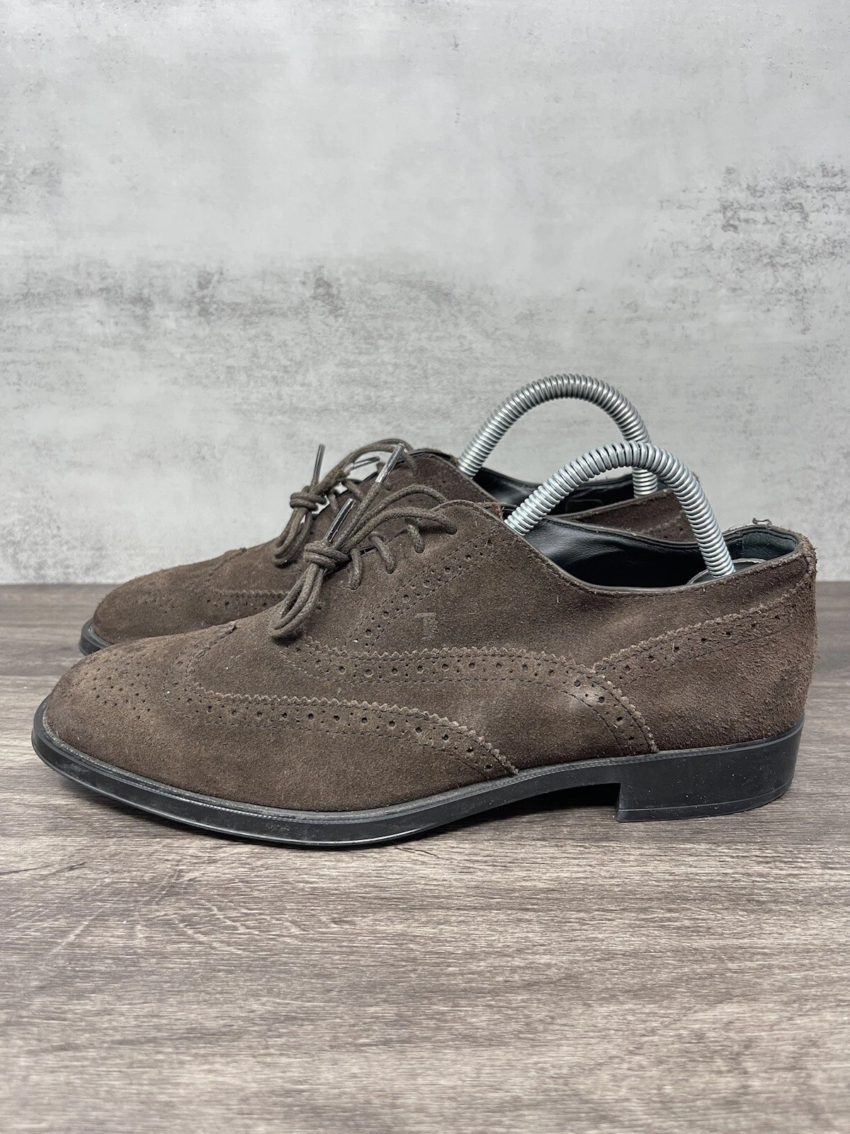 TOD’S Scarpe Tods donna 37 (US 7) marrone casual stringate brogue