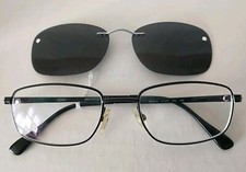 Safilo Elasta 7210 Black Eyeglasses Frame Sunglasses Lenses For Men 51-19-140