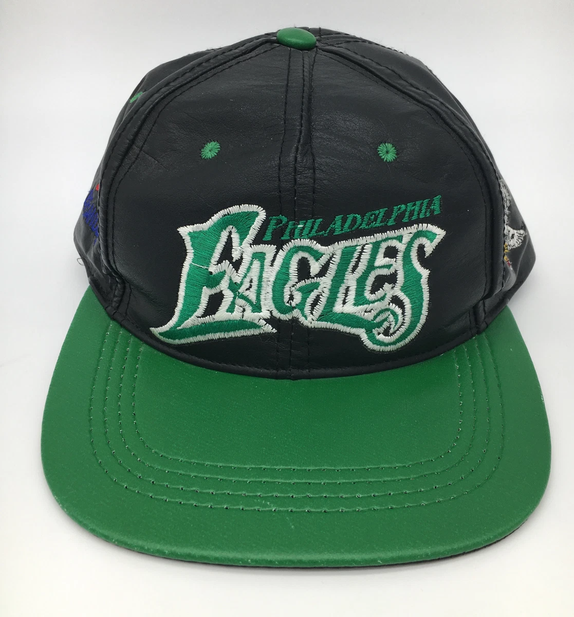 leather philadelphia eagles hat