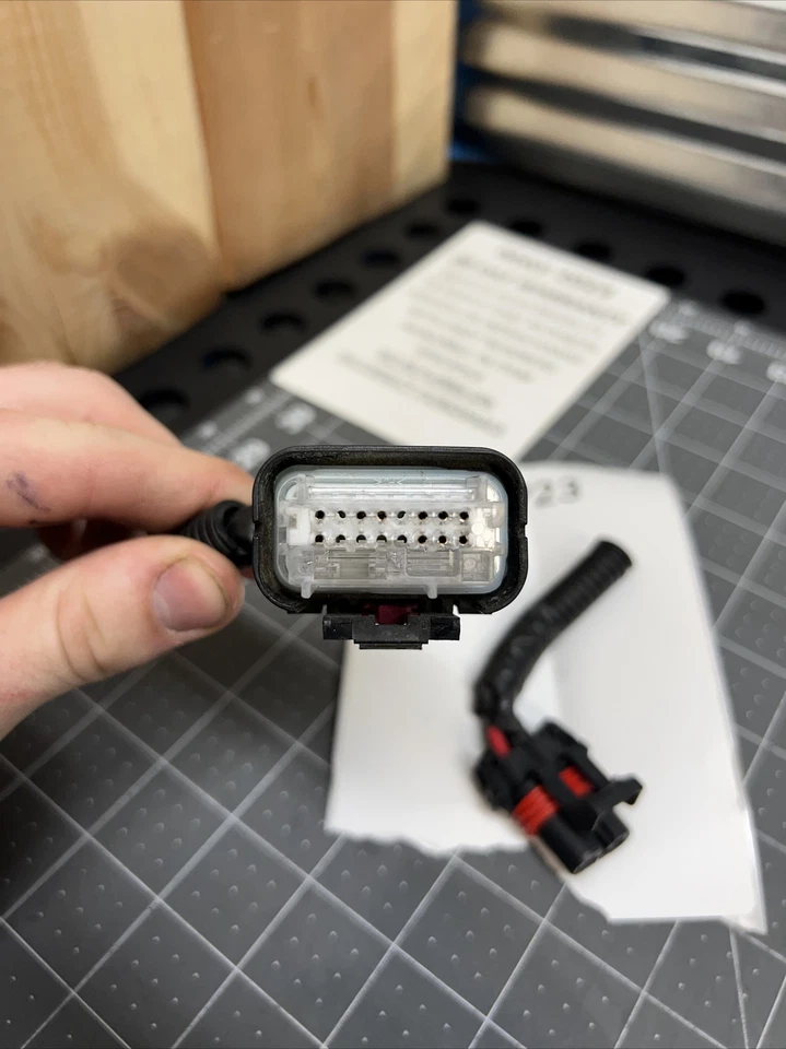 Chevrolet S-10 2003 2005 módulo de freno abs y bomba 13354723 arnés de cableado coletas Foto 2 de 4