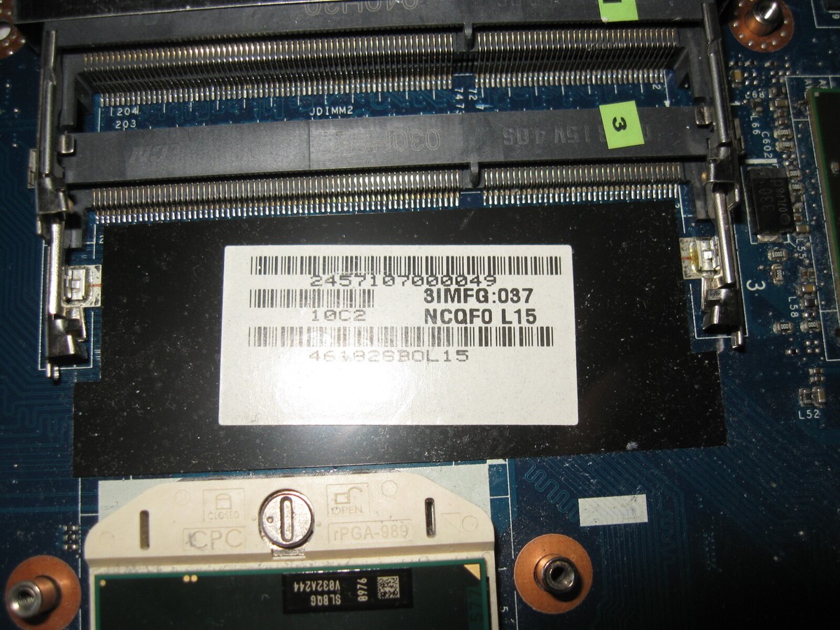 Acer Aspire 7520 Scheda Madre Main Mother Logic Board LA-2741 non funzionante eB