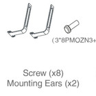 <!--F#f_0-->Brand New Original Yealink Mounting Ears/Brackets and Screws for AVHub<!--F/-->