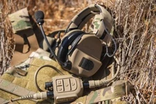 NWOT FALCOM MILITARY RADIO TACTICAL HEADSET USMC ARMY COMMS w. PTT CONTROL UNIT